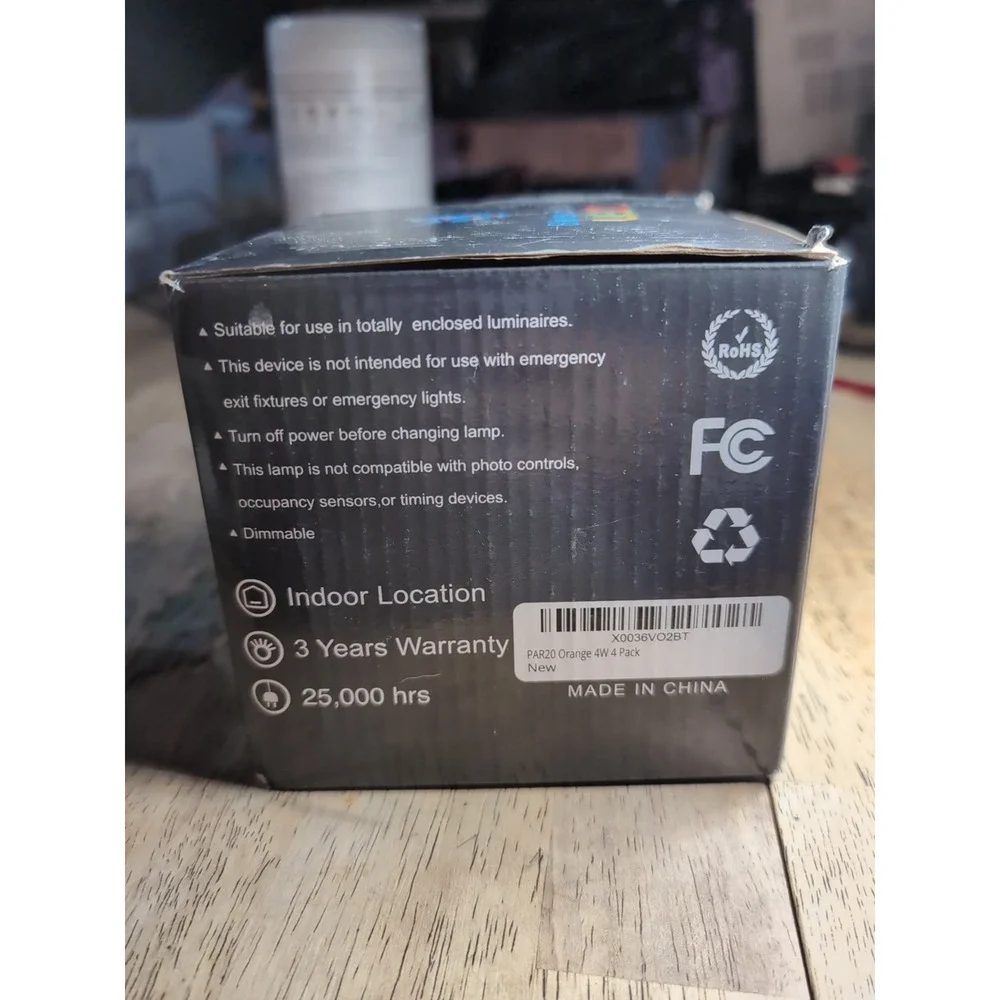 Par20‎ Orange 4w 4pack